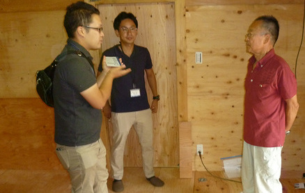 半田市役所防災課による取材&視察